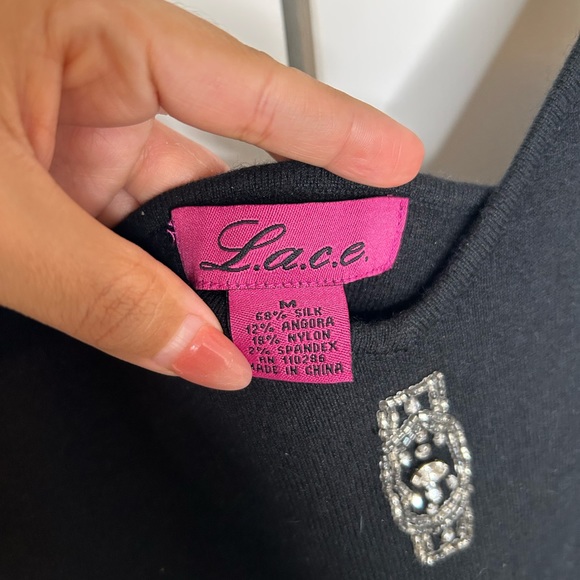 L.A.C.E black tank top - Picture 4 of 8